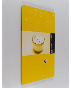 käytetty kirja FontFont Catalogue 2002