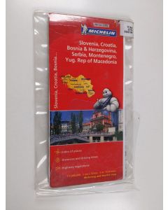 käytetty teos Slovenia, Croatia, Bosnia & Herzegovina, Serbia, Montenegro, Yug. Rep of Macedonia - Michelin National Map 736