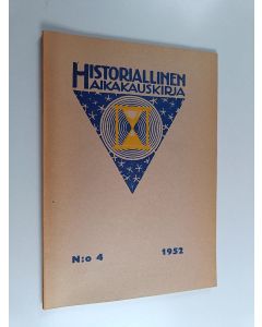 käytetty kirja Historiallinen aikakauskirja N:o 4/1952