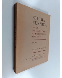 käytetty kirja Studia Fennica 3