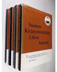 käytetty kirja Suomen Kirjatyöntekijäin liiton historia 1-4