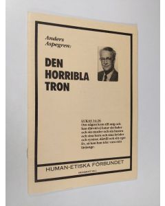 Kirjailijan Anders Aspegren käytetty teos Den horribla tron