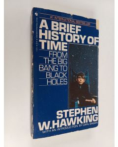Kirjailijan Stephen Hawking käytetty kirja A Brief History of Time - From the Big Bang to Black Holes