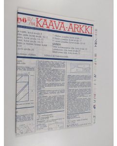 käytetty teos Suuri käsityökerho kaava-arkki 12/1984