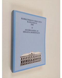 käytetty kirja Korkeimman oikeuden ratkaisuja 2001 osa 2