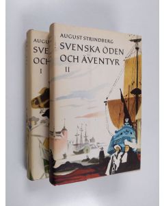 Kirjailijan August Strindberg käytetty kirja Svenska öden och äventyr 1-2