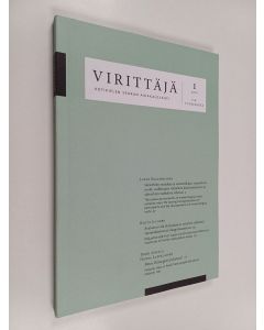 käytetty kirja Virittäjä 1/2010