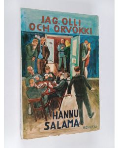 Kirjailijan Hannu Salama käytetty kirja Jag, Olli och Orvokki