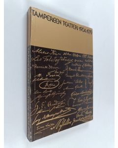 käytetty kirja Tampereen teatterin aikamerkkejä 1904-1979