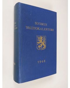 käytetty kirja Suomen valtiokalenteri 1968