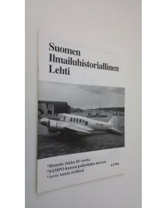 käytetty teos Suomen ilmailuhistoriallinen lehti 4/1994