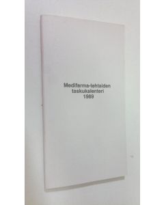 käytetty kirja Medifarma-tehtaiden taskukalenteri 1989