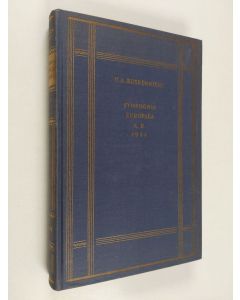 Kirjailijan V. A. Koskenniemi käytetty kirja Symphonia Europea A. D. 1931