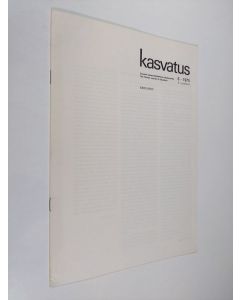 käytetty teos Kasvatus 6/1975 : Suomen kasvatustieteellinen aikakauskirja