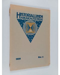 käytetty kirja Historiallinen aikakauskirja 4/1929