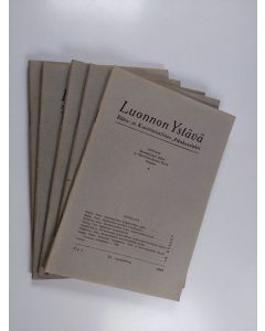 käytetty teos Luonnon ystävä : eläin- ja kasvitieteellinen aikakauslehti 1929 (puuttuu nro 1)