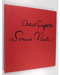 Kirjailijan Albert Engström käytetty kirja Svensk natur : ett album
