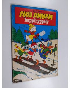 Kirjailijan Walt Disney käytetty kirja Aku Ankan happihyppely