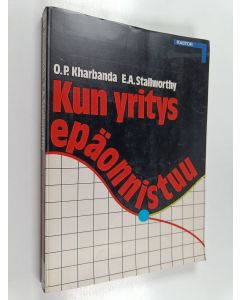 Kirjailijan O. P. Kharbanda käytetty kirja Kun yritys epäonnistuu