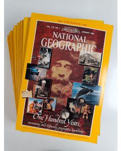 käytetty kirja National geographic vuosikerta 1988