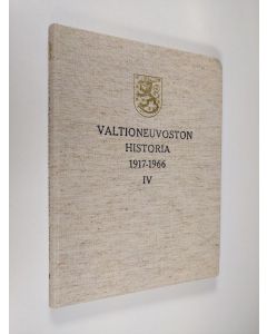 käytetty kirja Valtioneuvoston historia 1917-1966, 4 - Ministerimatrikkeli 1917-1966