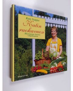 Kirjailijan Kati Nappa käytetty kirja Katin ruokavuosi Huomenta Suomi -ohjelmassa