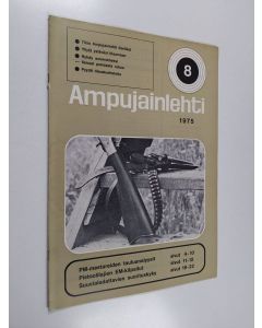 käytetty teos Ampujain lehti 8/1975