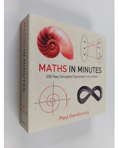 Kirjailijan Paul Glendinning käytetty kirja Maths in minutes - 200 key concepts explained in an instant