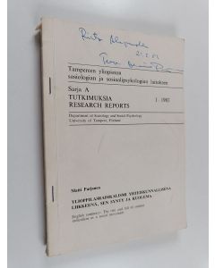 Kirjailijan Matti Parjanen käytetty kirja Ylioppilasradikalismi yhteiskunnallisena liikkeenä, sen synty ja kuolema