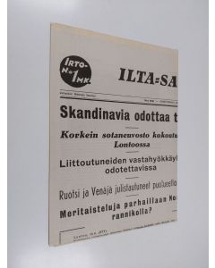 käytetty teos Ilta-Sanomat nro 82/1940 (10.4.)