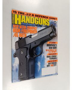 käytetty teos Handguns for sport & defence july 1992