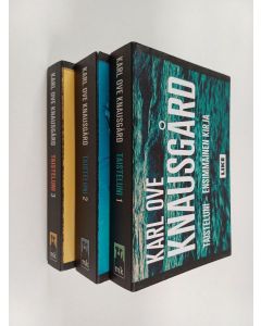 Kirjailijan Karl Ove Knausgård käytetty kirja Taisteluni 1-3 (Miki-kirja)