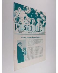 Kirjailijan T. J. Vauramo käytetty teos Pyhäkoululehti 5/1957