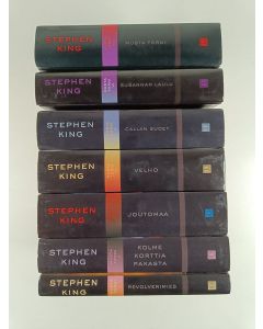 Kirjailijan Stephen King käytetty kirja Musta torni 1-7 : Revolverimies ; Kolme korttia pakasta ; Joutomaa ; Velho ; Callan sudet ; Susannan laulu ; Musta torni