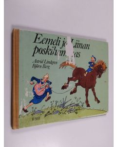 Kirjailijan Astrid Lindgren käytetty kirja Eemeli ja Liinan poskihammas