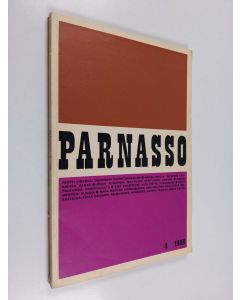 käytetty kirja Parnasso 4/1968