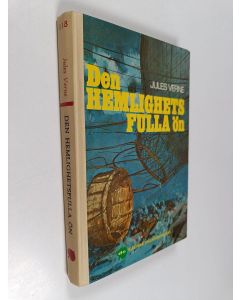 Kirjailijan Jules Verne käytetty kirja Den hemlighetsfulla ön - äventyrsberättelse