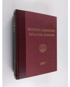 Tekijän Petri Laurila  käytetty kirja Suomen lakimiehet 2007 = Finlands jurister 2007
