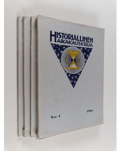 käytetty kirja Historiallinen aikakauskirja vuosikerta 1966 (nrot 1-4)