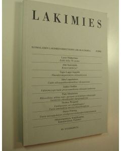 käytetty kirja Lakimies, 90. vuosikerta, 5/1992 : suomalaisen lakimiesyhdistyksen aikakauskirja