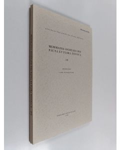 Kirjailijan Lars Fagerström käytetty kirja Memoranda Societatis pro fauna et flora Fennica 48