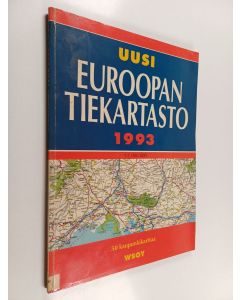 käytetty kirja Uusi Euroopan tiekartasto 1993 : 50 kaupunkikarttaa