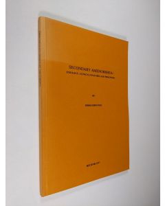 Kirjailijan Erkki Hirvonen käytetty kirja Secondary amenorrhea : etiology, clinical features and prognosis