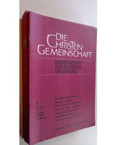 käytetty teos Die Christen-Gemeinschaft 1978 : Monatsschrift zur religiosen erneuerung  - 50. Jahrgang Nr. 1-12