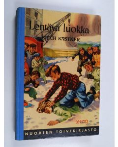 Kirjailijan Erich Kästner käytetty kirja Lentävä luokka