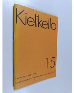 käytetty teos Kielikello 1-5 : kielitoimiston tiedotuslehti