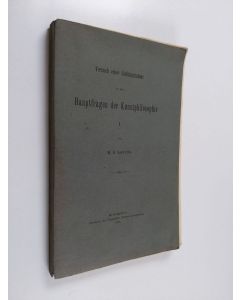 Kirjailijan Kaarle Sanfrid Laurila käytetty kirja Hauptfragen der Kunstphilosophie I