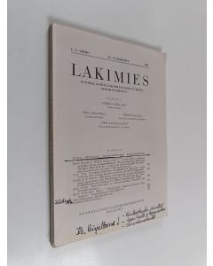 käytetty kirja Lakimies 4-5/1985 : Suomalaisen lakimiesyhdistyksen aikakauskirja