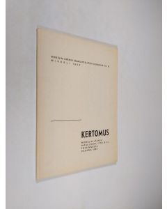 käytetty kirja Kertomus mikkelin läänin maakuntaliitto R.Y:n toiminnasta vuonna 1963