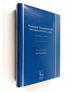 Kirjailijan Jan Klabbers käytetty kirja Finnish Yearbook of International Law, Volume 21, 2010